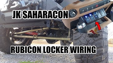 How to Wire JK RUBICON Lockers In a Non-Rubicon JK | Saharacon Build