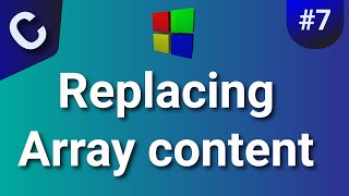 Replacing Char Array Items in C: Step-by-Step Guide for Beginners || Lesson 7