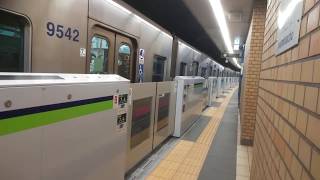 【このVVVF音好きかも】京王電鉄9000系9741F　{各駅停車 本八幡(S-21)行}　都営新宿線岩本町(S-08)駅発車