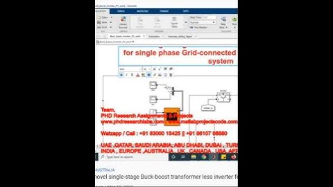 A novel single-stage Buck-boost transformer less inverter for single phase Grid-connected with solar