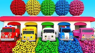 Bingo Song  Baby songs  School Bus color soccer ball play  Baby Nursery Rhymes & Kids Songs