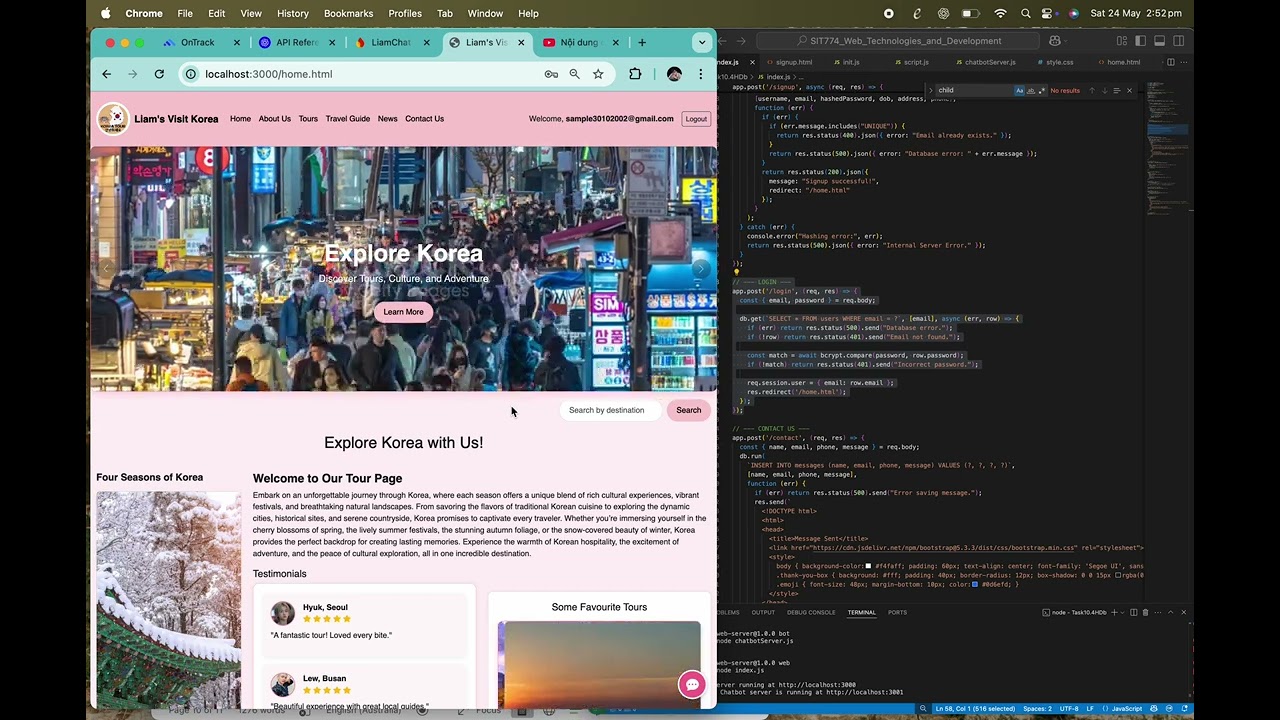 Complete Awesome Website Feature(s)