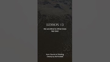 The Art of Thinking Clearly by Rolf Dobelli (Five Key Insights)