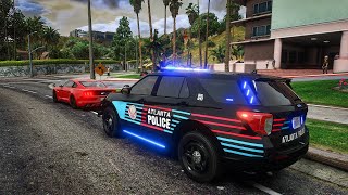 Ultra Realistic Police Patrol in GTA 5 🚨 | LSPDFR Real Life Mods 4K