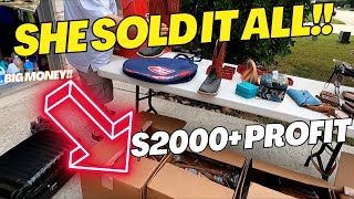 Garage Sales in this RICH Neighborhood FILLED MY TRUCK