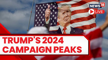 Trump Speech | Trump & DeSantis Trade Shots In New Hampshire Showdown | Trump Vs Biden News LIVE