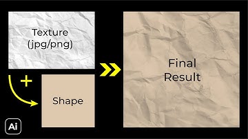 How to Add Crumpled Paper Texture to Design, Adobe Illustrator Tutorials