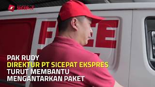 Direktur SiCepat Pun Rela Membantu Antar Paket