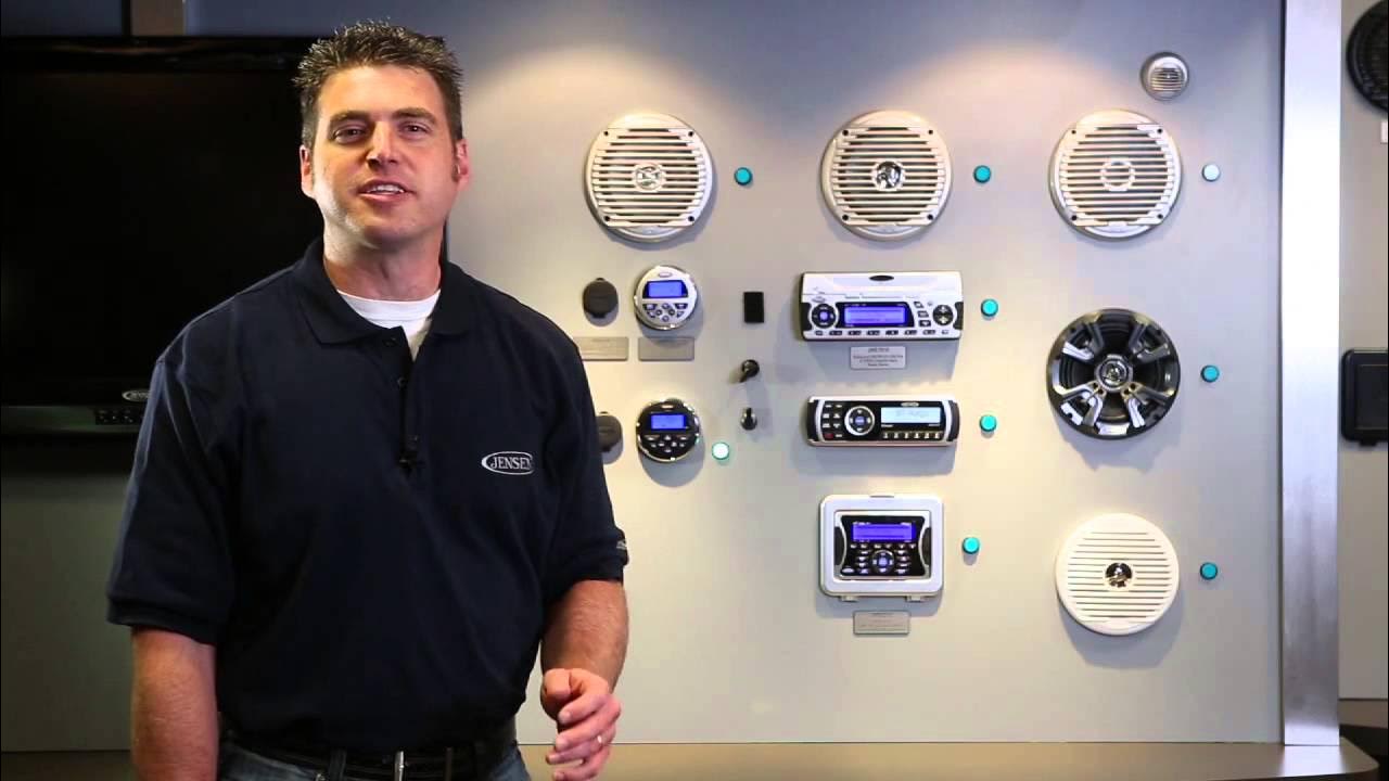 JENSEN Marine MS2013BT AM/FM/USB Stereo with Bluetooth YouTube