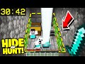 spending ALL DAY finding this HIDDEN Minecraft Base.. (Hide or Hunt #5)