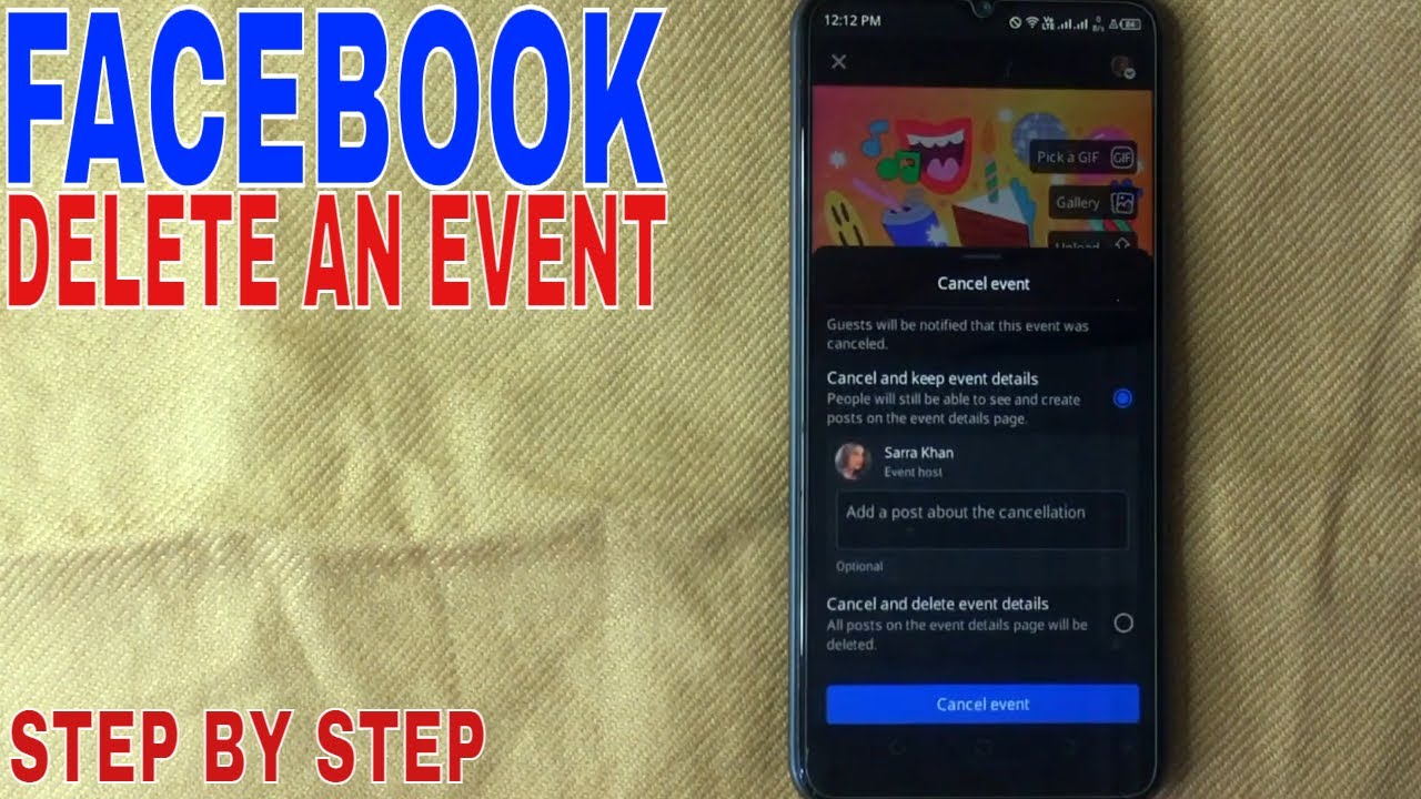 how to delete events in caterease - youtube Images... How To Delete A Facebook Event 🔴 - YouTube