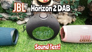 JBL Horizon 2 DAB Bluetooth clock radio speaker | Bass Sound Test