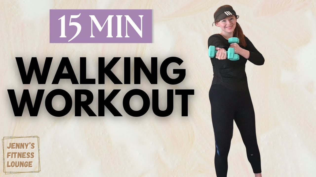 15 MIN WALKING WORKOUT - Arms & Abs | walk at home