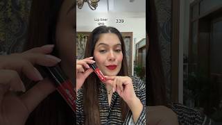 Pierre cardin liquid matte lipsticks and lip liner swathes