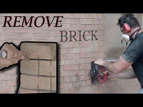 How To Remove Brick.. Porch to Room Addition Project Vid#2