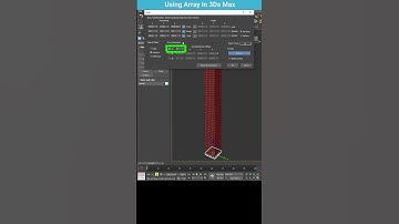 Quickly Model a Twisting Skyscraper in 3ds Max Using the Array Modifier #shorts #3dsmax