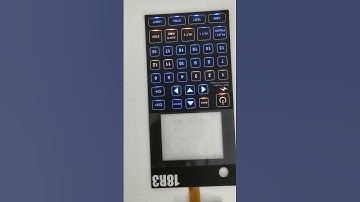 LED & LGF BACKLIGHT MEMBRANE KEYPAD