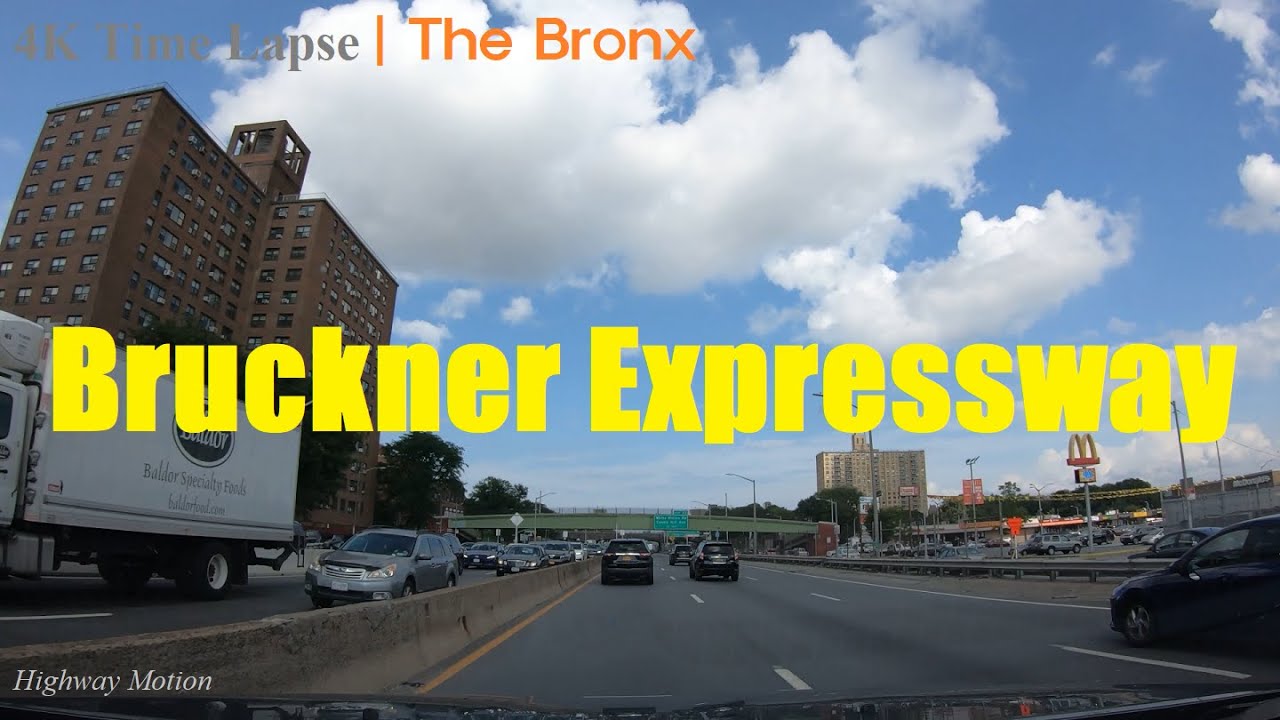 4K Time Lapse Bruckner Expressway The Bronx YouTube