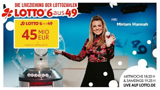 Thumbnail for Live - Die Ziehung der Lottozahlen am 30.12.2023