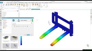NX CAE Stress Wizard