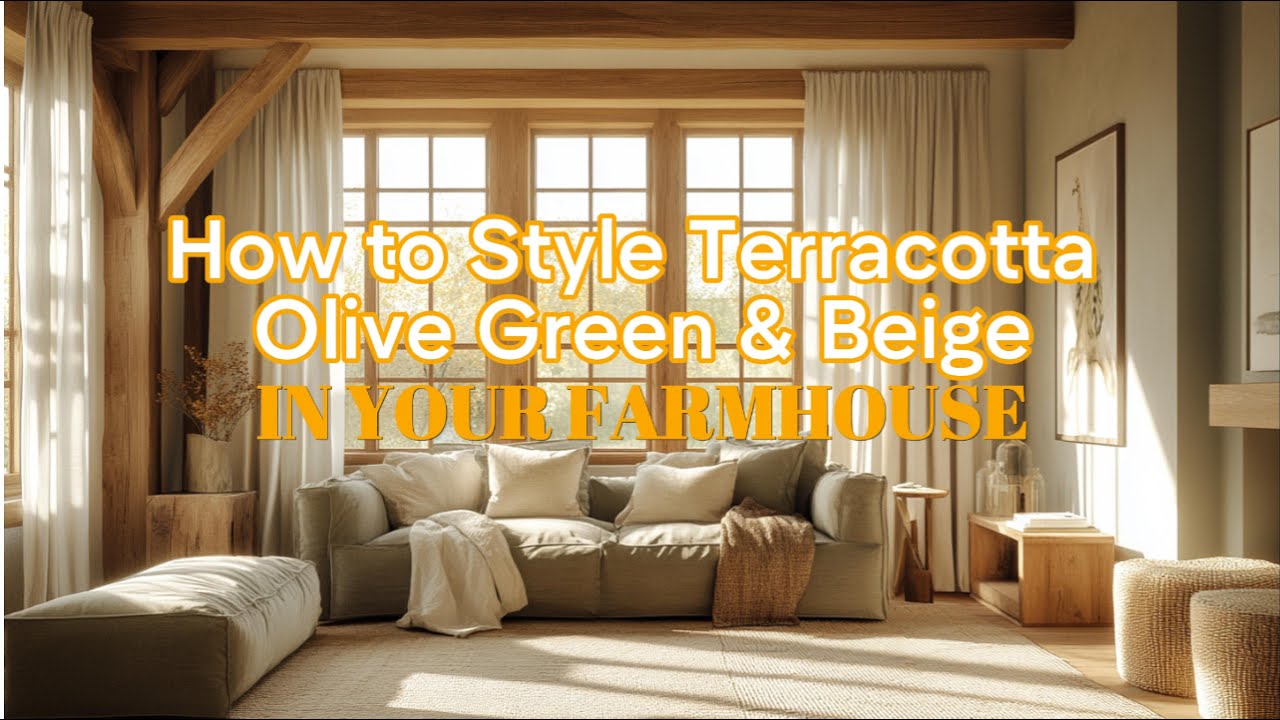 🧺How to Style Terracotta, Olive Green & Beige in Your Farmhouse - How to Create a Warm Color Tones