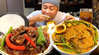 KARE-KARE BULAL0! PORK BINAGOONGAN! Filipino Food. Mukbang & Recipe! Love The Philippines.