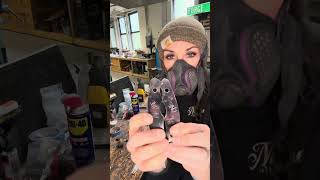 Fitting up handles for knives