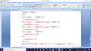 DBMS- PL/SQL: CASE, GOTO, NULL AND LOOP WITH EXAMPLES