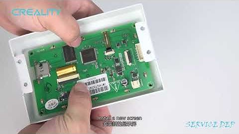 Service tutorial CR 5 Pro display replacement