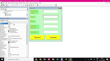 How to make a Simple Interest Calculator on Visual Basic | Neerjanshi |