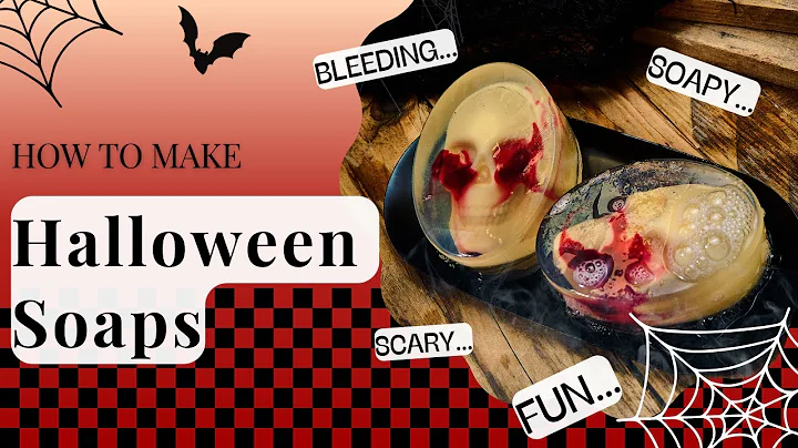 How To Make Halloween Soaps - Using Melt & Pour 💀