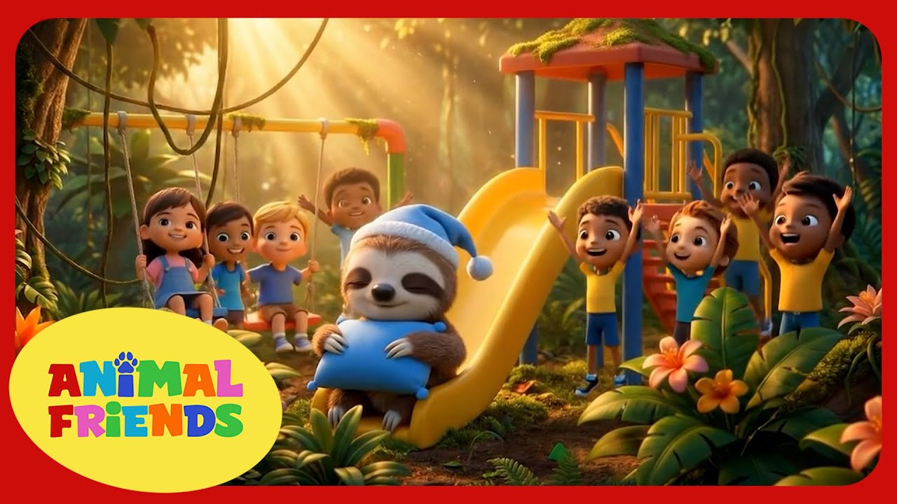 Deco Goes Slowly | Take-Your-Time Kids Song | Animal Friends