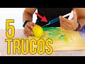 5 TRUCOS INCREÍBLES CON COMIDA QUE TE SORPRENDERÁN