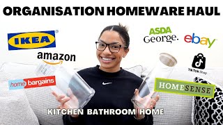 Homeware Haul | Kitchen Organisation | IKEA Amazon TikTok Shop eBay Homesense Home Bargains ASDA