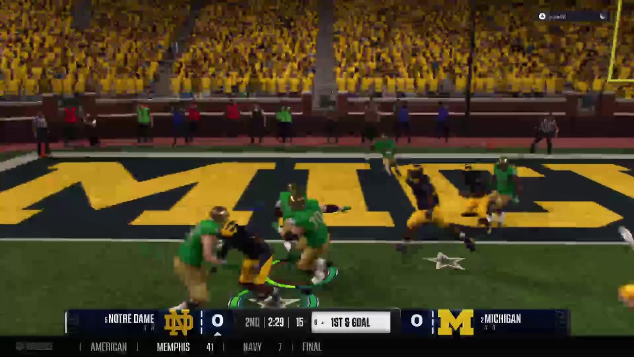 6 Michigan vs 5 Notre Dame Week 4 2024 YouTube