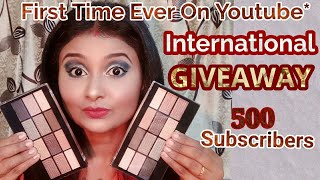 Nykaa Haul Surprise Revealed:Big Giveaway(closed) For 500 Subscribers