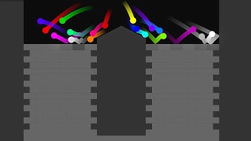 17 Eliminations Marble Race in Algodoo