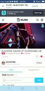 Vlive BLACKPINK COMEBACK 2018 COUNTDOWN