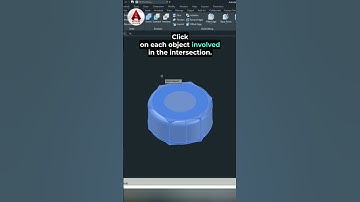 Intersect Command: Precision Intersection for Perfect Design #shorts