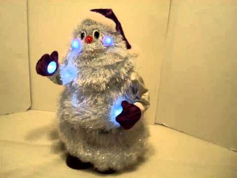 Rock A Long Xmas Northern D'Lite Sparkling Tree Singing Dancing Lights Animated
