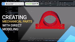 BricsCAD Mechanical Direct Modeling Tutorial | Create Mechanical Parts Faster