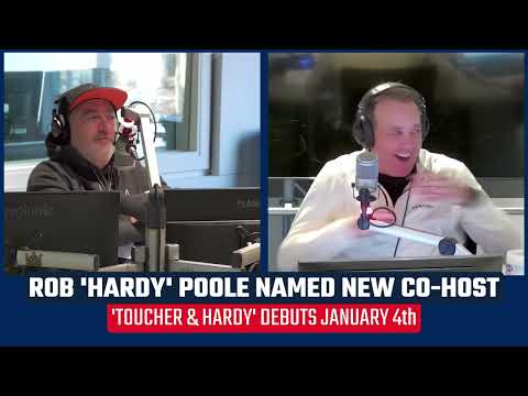 Fred Toucher announces Rob 'Hardy' Poole as the new co-host, 'Toucher & Hardy' debuts Jan. 4th