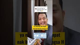 Kalau gaji bawah 1200 tak payahlah beli kereta.