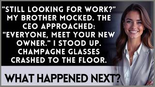 At Dad's Retirement, They Called Me Unemployed—Then Their New Boss Walked In