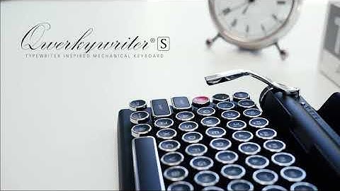 QWERKYWRITER! Best in Class, Awarding Winning, the Original Typewriter Inspired Keyboard!