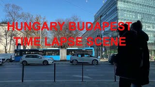 Hungary Budapest Street Scene Time Lapse Effect #Hungary#Budapest#timelapse