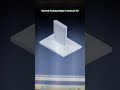 tapered footing design in Autocad 3D #bridge #autocad