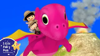 Dinosaur Song | Cars, Trucks &amp; Vehicles Cartoon | Moonbug Kids