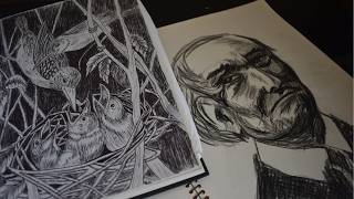 I Have A Dead Artist Sketchbooks | Sketchbook Tour