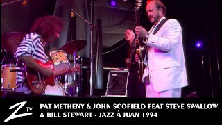 Pat Metheny &amp; John Scofield feat Steve Swallow &amp; Bill Stewart - Jazz à Juan 1994 LIVE